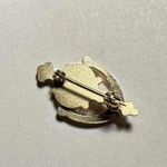 Tiny Avon Calling Door Knocker Brooch Pin Gold Tone Photo 6