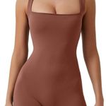 Amazon Qinsen Square Neck Jumpsuit  Photo 0