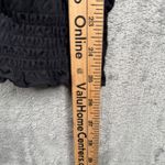 RxB Blouse XL Embroidered Peasant Smocked Off Shoulder Floral Boho Festival Top Black Photo 6