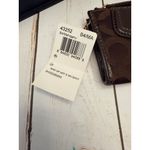 Coach  Brown Signature Canvas Mini Skinny ID Case Wallet with Keychain 4.5x3" NWT Photo 1