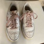 Nike Court Vision Low White Pink in Size 6.5 Photo 1
