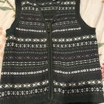 Carolyn Taylor Vintage Zip Up Sweater Vest Photo 0