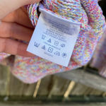 Lands' End  RAINBOW CABLE KNIT CREW NECK COTTON SWEATER Photo 3