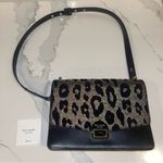 Kate Spade  Neve Ocelot Medium Convertible Shoulder Crossbody Bag black gold $429 Photo 0