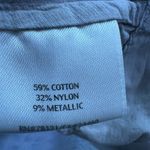 Eileen Fisher Rumpled Hooded Jacket Cotton Metallic Lightweight Small Gray Snap Photo 4