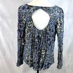 Gypsies & Moondust Buckle  long sleeve backless boho top size medium Photo 2