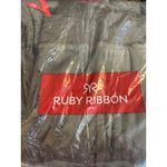 Brand New Ruby Ribbon Women's Size XL Gray Velour Velvet Mink Pants Photo 7