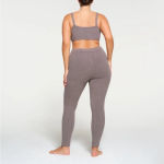 SKIMS  COZY KNIT DRAWSTRING LEGGING NWT size XXS Grey‎ Chalk Photo 7
