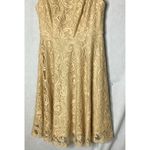 Dressystar Womens Golden Sleeveless Laced V Photo 4