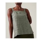 Athleta Voyager Linen Tank Aspen Green Size Large Photo 1