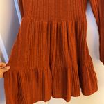 Orange/Rust Sweater Dress Orange Size XS Photo 3