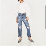 ZARA  mid-rise straight fit jeans Size 2 Photo 2