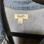 Wrangler Denim Western Shirt with Embroidered Cowboy Design Photo 5