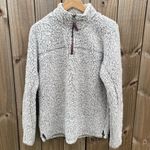 True Grit  Frosty Tipped Quarter Zip Pull Over Sherpa Sweatshirt Size S Photo 2