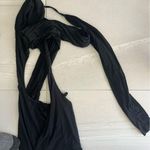 I am gia I.AM.GIA Black One Shoulder Cut Out Dress Photo 2