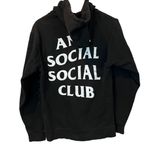 AntiSocialSocialClub ASSC Anti Social Social Club Sz Small Black Pull Over Long Sleeve Hoodie Jacket Photo 3