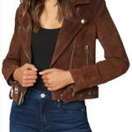 BLANK NYC  Suede Moto Jacket Photo 0