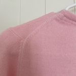 EUC | Women’s pastel light pink acrylic soft crewneck sweater — medium Photo 5
