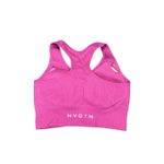 NVGTN Cinched Longline Ribbed Knit Sports Bra Bubble Gum Pink Gym Workout Yoga S Photo 3
