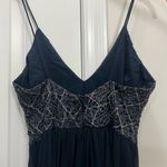 Badgley Mischka Navy Blue Ballerina Gown Size 0 US $1,100 Photo 6