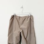 I am gia [I.AM.GIA] Tan Hester Pull-On Elastic Waist Low Rise Parachute Pants Sz Medium M Photo 4