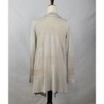 T Tahari Womens Long Cardigan Size S Beige Loose Open Knit Waterfall Long Sleeve Photo 1