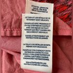 Joie  100% Cotton Red & Pink Patterned Flowy Tiered Bohemian Midi Dress - Small Photo 9