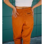 KARLETTAS High Rise Terracotta Relaxed Pant Sz 30‎ Orange Photo 1