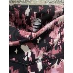 Athletic Works  Burgundy/Black‎ Abstract Leggings Women's Size Small Ankle Photo 2