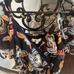 Loft Floral Off-Shoulder Maxi Dress Babydoll Butterfly Y2K Milkmaid Romantic XS Photo 4