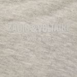 Zadig & Voltaire 💕💕 Tunisien Skull Long Sleeve T-Shirt - Gris Chine Gray M NWT Photo 8