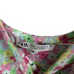ZARA Womens Sz M Floral Crop Top Cami Country Cottage Core Scoop Neck Boho Photo 2