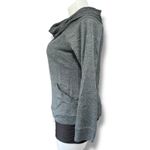 Tek Gear  Womens Yoga Sweatshirt Pullover Cowl Neck Long Sleeve Gray Large Photo 3