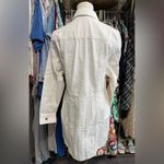 Frye  White Denim Long Sleeve
Button Front Mini Shirtdress Pockets Photo 6