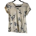 Liz Claiborne Floral Print Top Short Sleeve Casual Comfy Tee Size S Photo 4