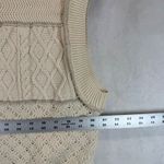 Free People  Sweater Vest Sleeveless Knit‎ Patchwork Cottagecore Size S READ Photo 1