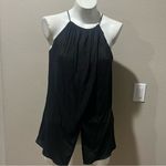 White House | Black Market  blabk spaghetti strap blouse Photo 1