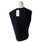 ZARA NWT Bloggers Fave Waistcoat Vest Black Medium Oversized Heavyweight Photo 10