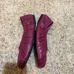 Free People  Cara Ballet Flats Leather Wild Mulberry Photo 9