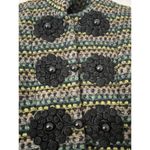 Anthropologie  Plenty By Tracy Reese Wool Blend Coat Size 4 Boho Artsy Unique Photo 12