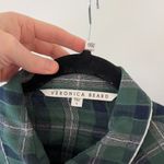 Veronica Beard 692  Sierra Dress - Green Silver Color Green Blue Silver Size 8 Photo 5