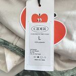 Cider  Womens Green Lace Ruched Midi Dress Size L Cottagecore Fairycore Slipcore Photo 8