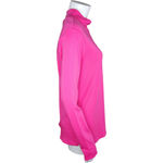 Isaac Mizrahi Live! Essentials Mock Neck Top Dolphin Hem Vibrant Pink Small NWOT Photo 9