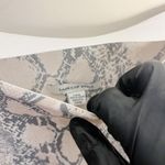 American Eagle Outfitters Gray Midi A-Line Skirt Snake Print Size Large Photo 5