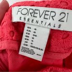 Forever 21 ⭐️  Coral Pink Crochet Skirt Size 4 NWOT Photo 5