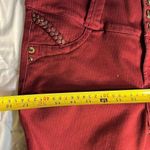 I Love N2 Elastic Tapered Jeans Red with Heart Back Pockets Waist: 29 inches Photo 4