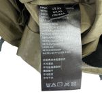 Anthropologie  Faux Leather Olive Green Pleated Mini Skirt Women XS Indie Preppy Photo 3