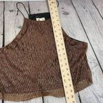 Cotton Candy Gold Metallic Crop Top Size Medium Photo 10