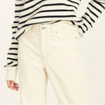 J.Crew Slouchy Boyfriend Jean in Ecru Natural 100% Cotton Size 25 NWT Photo 2
