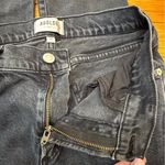 AGOLDE  Toni Mid Rise Straight Leg‎ Jeans Cut Size 26 Black Photo 9